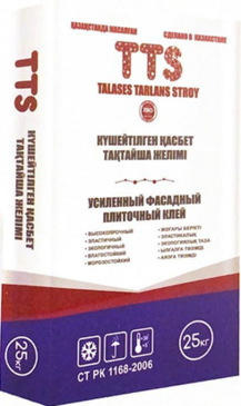 Мешок усиленного фасадного клея для плитки TTS
