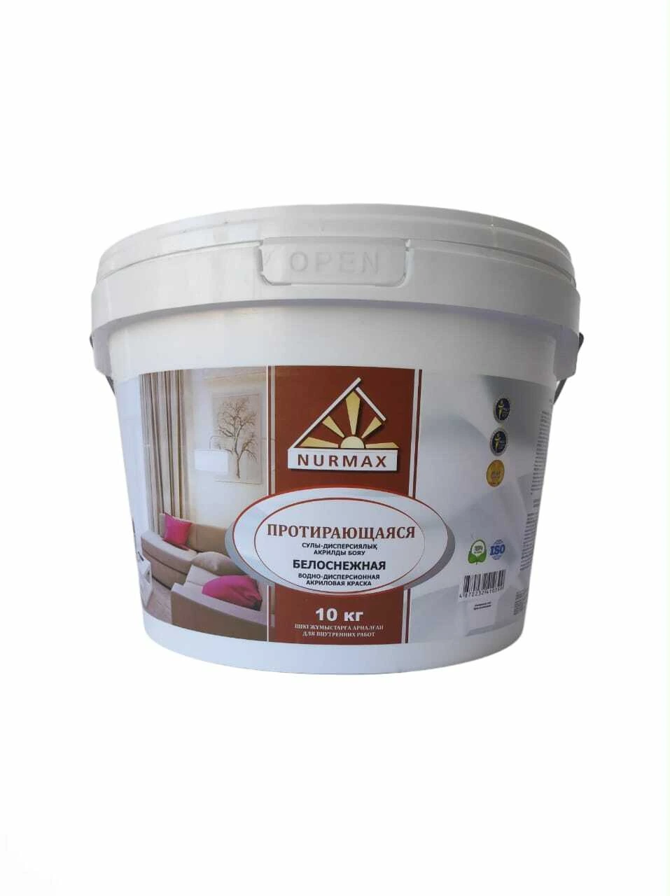 Ведро фасадной акриловой краски NURMAX