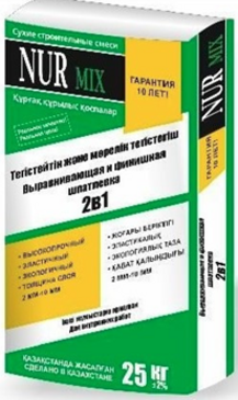 Мешок шпатлёвки ЧИСТОВИК ПЛЮС 2 в 1 NUR mix