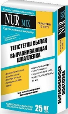 Мешок выравнивающей шпатлёвки NUR mix